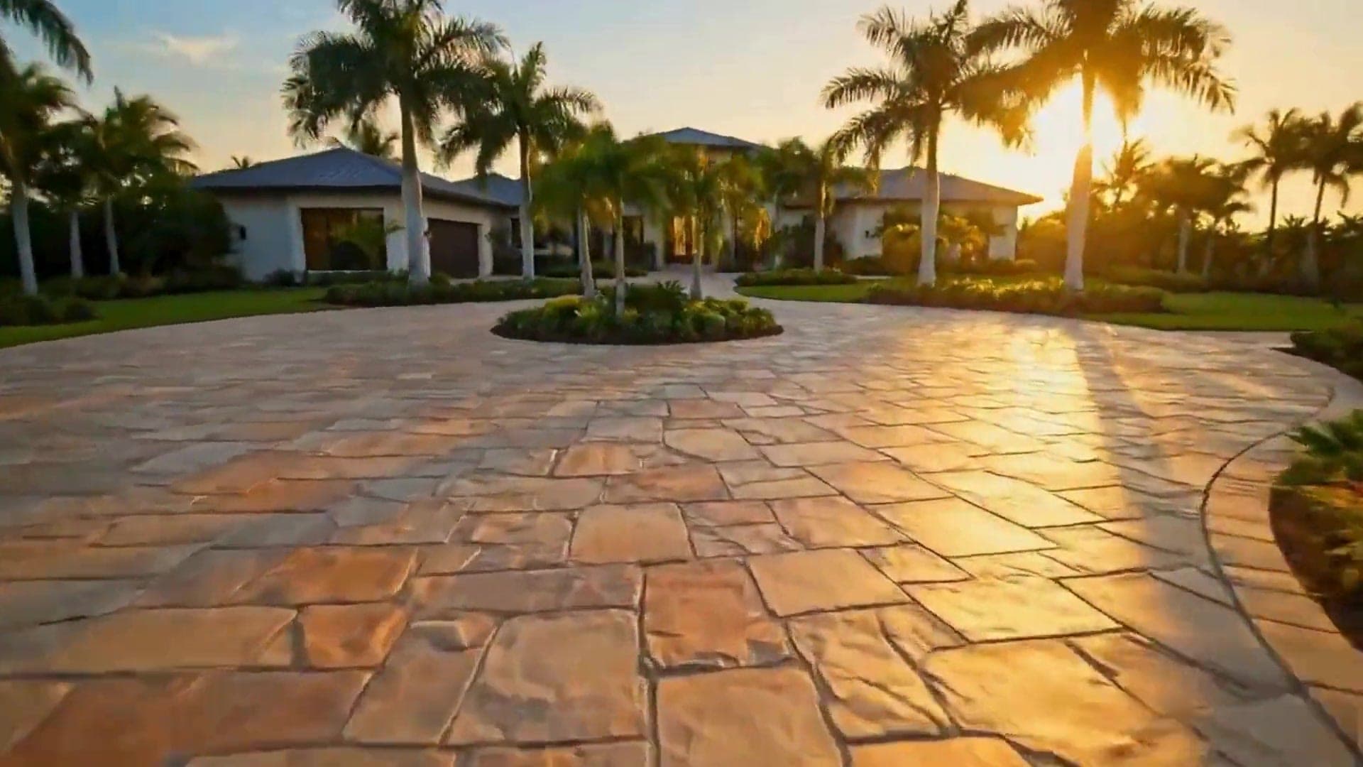 Decorative concrete work in South Florida