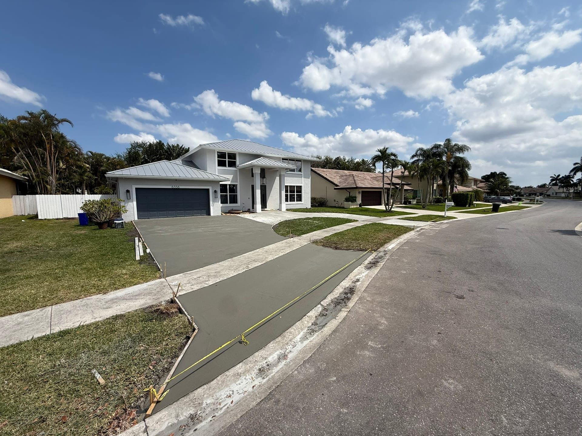 Footer and slab installation