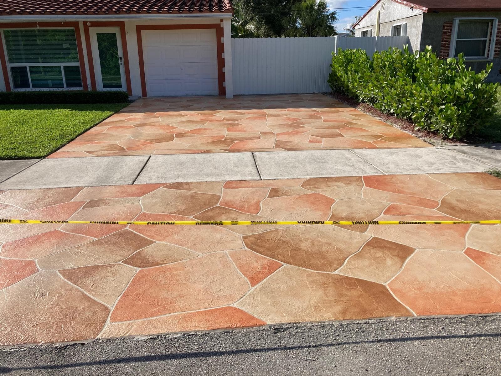 Stone pattern decorative overlay