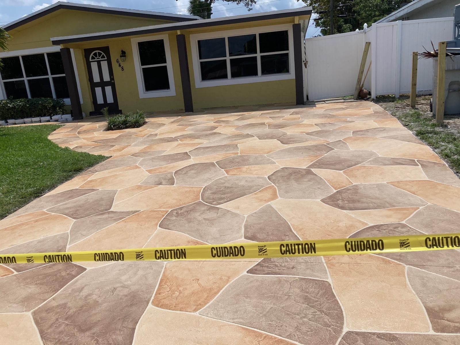 Warm earth tone decorative overlay